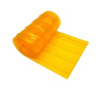 kowaku PVC Door Curtain Curtain Strips Windproof Transparent Length 1.5M Dog Door Flaps, S, orange