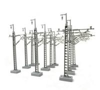 kowaku Railway Pole Model Catenary Mast Overhead Scenic Sturdy Design Suitable for model rail layouts diorama towns trackside scenes hobby workshops classroom demonstrations