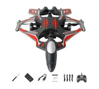 kowaku RC Plane Remote Control Airplane to Fly Lightweight Hobby RC Glider Outdoor Flying Toy for Kids Boys Gift, red 1 Battery