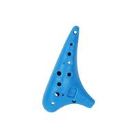 kowaku Resin Ocarina beginner instrument 12-hole alto C tuning portable ease of use material suitable for practice ensemble playing music study, Blue