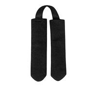 kowaku Rower Grip Padding Sock Rowing Machine Handle Cover Black Stay Put Washable Knitted Cotton Cushion Sleeve for Indoor Rowers