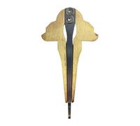 kowaku Russian Jew Harp Mouth Musical Instrument Folk Musical Harmonica for Adults Teens, Gold Triangle