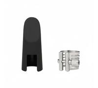 kowaku Saxophone Alto Ligature Cap Clamp Cover Bundle With Rust Resistant Metal And Smooth Edge Finish For Soft Elastic Tone Suitable for Practice Use