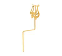 kowaku Saxophone Sheet Music Clip Stand Marching Lyre Clamp Musical Instrument Part Trumpet Portable Music Sheet Clip Replaces, Gold