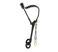 kowaku Saxophone Shoulder Harness, Sax Neck Hanging Belt, Professional Alto Tenor Sax Shoulder Strap for Stage Live Show Performance, gold