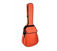 kowaku Secure Guitar Gig Bag with Pockets | Comfortable, Padded Guitar Case, for Lessons, Orange Yellow, 40-41 Inch