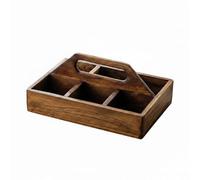 kowaku Serving Tray Rectangular Tea Board, Style Three Outer Dimensions Approx. 30cm Length 20cm Width 14cm Height. Inner Compartment 1 Approx. 8cm Length 8cm Width 4.5cm Depth.