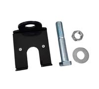 kowaku Single Barbell Hook for Squat Rack, Versatile Vertical Wall Mount, Weight Storage Bracket for Home Gym, black with nylon