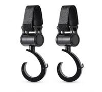 kowaku Single Hook Hanger Universal Hook Mount Hanger Holder Clip Bracket No Drill Installation High Load Support Stable Attachment for Electric Bikes, Single Hook, 2-Pack
