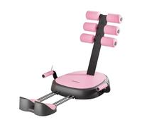 kowaku Sit up Bar Floor Ab Workout Muscle Building Situp Bar Assistant Device Ab Training, pink