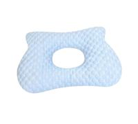 kowaku Sleeping Pillow Ear Piercing Pillow Pillow Ear Protection Hollow Pillow Comfortable Soft Support Removable Machine Washable Case Suitable Fo, Blue 34cmx24cmx6cm