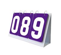 kowaku Sports Scoreboard, Flip Number Score Board, Manual Score Flip Cards 3 Digits Score Keeper, Table Score Flipper for Volleyball