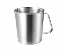 kowaku Stainless Steel Measuring Cup Graduated Measuring Cup with Embossed Markings Modern Kitchen Utensil for Cooking, 2000ML