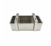 kowaku Stainless Steel Meat Compression Form Adjustable Locking Mechanism Smooth Surface Suitable for Culinary Creations Kitchen Chefs, 4KG, Fixed Bottom