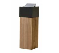 kowaku Standard Waste Bin Wooden Trash Can Wastebasket Garbage Can Rubbish Bin With Press Conceals Waste Minimalist Nordic Aesthetic Walnut Grain suitable, Heightened