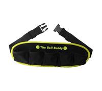 kowaku Tennis Ball Holder, Pickleball Tennis Balls Holding Accessory for Women Men, Waist Hip Bag Pouch Sack, Pickleball Bag, Black