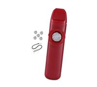 kowaku This Kazoo Comes with 5 Replacement Membranes And A Neck Strap. It's Pitch Adjustable, Easy to Learn, And for Parties, red