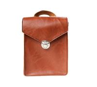 kowaku Thumb Piano Cover Case Bag Carrier with Cover and Strong Clasp Microfiber Leather Instrument Protection Suitable for, Square Bag, Array, Bronze Brown Microfiber Leather