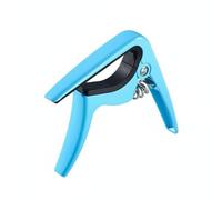 kowaku Ukulele Tuner Capo Instrument Clamp Solo Trigger Spring Pressure Balanced Release Suitable for Live Performances Studio Use, Blue
