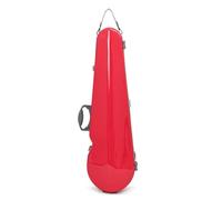 kowaku Violin Case 4 Core Keywords Hard Molded Teardrop Instrument with Microfiber Shell and Secure Closure Shoulder Strap, Watermelon Red, Array, Watermelon Red