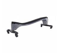 kowaku Violin Shoulder Rest Adjustable Shoulder Support Clamp Feet Curved Padding Rubber Grip Construction Carbon Fiber Style finish suitable for youth learners adult audition, 1/4-1/2
