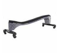kowaku Violin Shoulder Rest Adjustable Shoulder Support Clamp Feet Curved Padding Rubber Grip Construction Carbon Fiber Style finish suitable for youth learners adult audition, 3/4-4/4