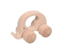 kowaku Wooden Toys Motor Skill Early Eductaional Toy Interactive Game Decoration Develop Grip Girls Kids 0-3 Years, elephant