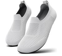 KOWAYI Men's Slippers Slip-on House Shoes Barefoot Shoes Unisex Home Slippers Breathable Light Knitting Indoor House Shoes-QIANHUI-HEIDI-38