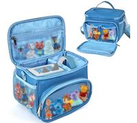 Kowenlic Carrying Case Compatible with Little Tikes Story Dream Machine Starter, Carry Bag Compatible with Toniebox Starter Set, Storage Case for Tonie Figures, for Storybook-blue (Bag Only)