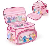 Kowenlic Carrying Case Compatible with Little Tikes Story Dream Machine Starter, Storage Carry Bag Compatible with Toniebox Starter Set, Storage Case for Tonie Figures, for Storybook-pink (Bag Only)