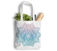 Koxitip 2023 Mandala,Tote Bag for Women,Mandala Abstract Flower Design,Canvas Shoulder Reusable Grocery Bags,Multicolor,15x16in