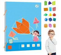 Koyoata Pull String 3d Geometry Learning Book, Geometry For Beginners, Boutiquefortun Toy With 9/12/15 Solids Geometric Models, With Braided Rope Design, Teach Volume & Surface Area Formulas (15Model)