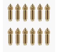 KOYOFEI 12PCS Brass Nozzles for Neptune 4 Plus, 3D Printer Parts High Speed 0.4mm Brass Nozzles Kit for ELEGOO Neptune 4 Plus, Neptune 4 Max