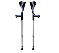 Kozee Komforts Advance Crutch - Ergonomic Bi-Component Crutch for Adults with Brachial Support, Adjustable Length and Soft Padding for Maximum Comfort - Certified to Support up to 140 kg - Blue