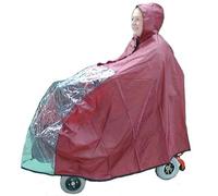 Kozee Komforts Mini Scooter Cape - Ultimate Waterproof Rain Cover for Small Mobility Scooters - Large Viewing Panel, Pack-Away Hood & Back Panel Protection - Fits New Generation Mini-Scooters - Grey