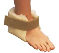 Kozee Komforts Pure Wool High Pile Fleece Heel Protectors - Soft & Comfortable Heel Pressure Relief and Bed Sore Prevention for Delicate Heels - Pair