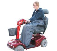 Kozee Komforts Scooter Leg Wrap - Waterproof Leg Cover for Wheelchair and Mobility Scooter Users with Extended Wings and Concealed Security Pocket - Maroon