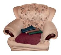 Kozee Komforts Seat Pads - Pack of 3, 1 Litre Absorbency - Stay-Dry Brushed Polyester Top, Moisture-Proof Backing, Absorbent Fibre Mat - Ideal for Incontinence Protection in Wheelchairs, Armchairs, and Cars - Brown