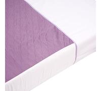 Kozee Komforts Washable Bed Pads - Reusable Incontinence Pads and Bed Protectors for Night Time - Lilac Pads with Moisture-Proof Backing and Stay Dry Top - Double Bed With Tucks 4 Litre Capacity - (Pack Of 1)