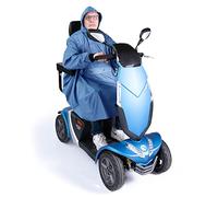 Kozee Komforts Waterproof Sleeved Poncho - Lightweight Rain Protection Solution for Men and Women - Pack-Away Hood, Elasticated Cuffs, and Pouch Pocket for Easy Carrying - Universal Size for All Outdoor Activities - Blue