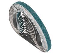 Kozelo 10 Pack Sanding Belts 13mm x 457mm 40 Grit Zirconia Abrasive Belt Sander Paper for Belt Sander Metal Grinding Wood Working Weld Rust Removal