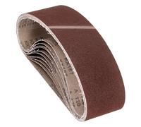 Kozelo 10 Pcs Sanding Belts 100mm x 915mm 120 Grit Aluminum Oxide Abrasive Sandpaper for Belt Sander Metal Grinding Wood Working Weld Rust Removal