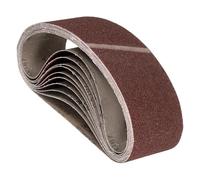 Kozelo 10 Pcs Sanding Belts 100mm x 915mm 36 Grit Aluminum Oxide Abrasive Sandpaper for Belt Sander Metal Grinding Wood Working Weld Rust Removal