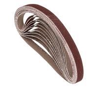 Kozelo 10 Pcs Sanding Belts 10mm x 330mm 150 Grit Aluminum Oxide Abrasive Sandpaper for Belt Sander Metal Grinding Wood Working Weld Rust Removal
