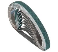 Kozelo 10 Pcs Sanding Belts 13mm x 305mm 60 Grit Zirconia | Belt Sander Paper for Belt Sander Metal Grinding Wood Working Weld Rust Removal