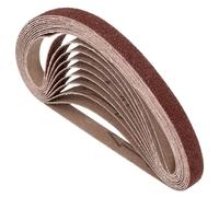 Kozelo 10 Pcs Sanding Belts 13mm x 457mm 40 Grit Aluminum Oxide Abrasive Sandpaper for Belt Sander Metal Grinding Wood Working Weld Rust Removal