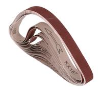 Kozelo 10 Pcs Sanding Belts 30mm x 330mm 600 Grit Aluminum Oxide Abrasive Sandpaper for Belt Sander Metal Grinding Wood Working Weld Rust Removal