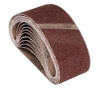 Kozelo 10 Pcs Sanding Belts 76mm x 457mm 36 Grit Aluminum Oxide Abrasive Sandpaper for Belt Sander Metal Grinding Wood Working Weld Rust Removal