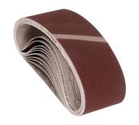 Kozelo 10 Pcs Sanding Belts 76mm x 533mm 240 Grit Aluminum Oxide Abrasive Sandpaper for Belt Sander Metal Grinding Wood Working Weld Rust Removal