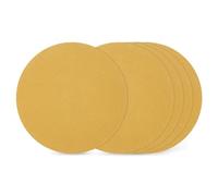 Kozelo 10 Pcs Sanding Discs 8-7/8 Inch 80 Grit Hook and Loop Random Orbital Sandpapers Suitable for Drywall Sander Wood Metal Furniture, Yellow